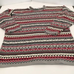 Fair Isle Style Patterned Sweater. VGC